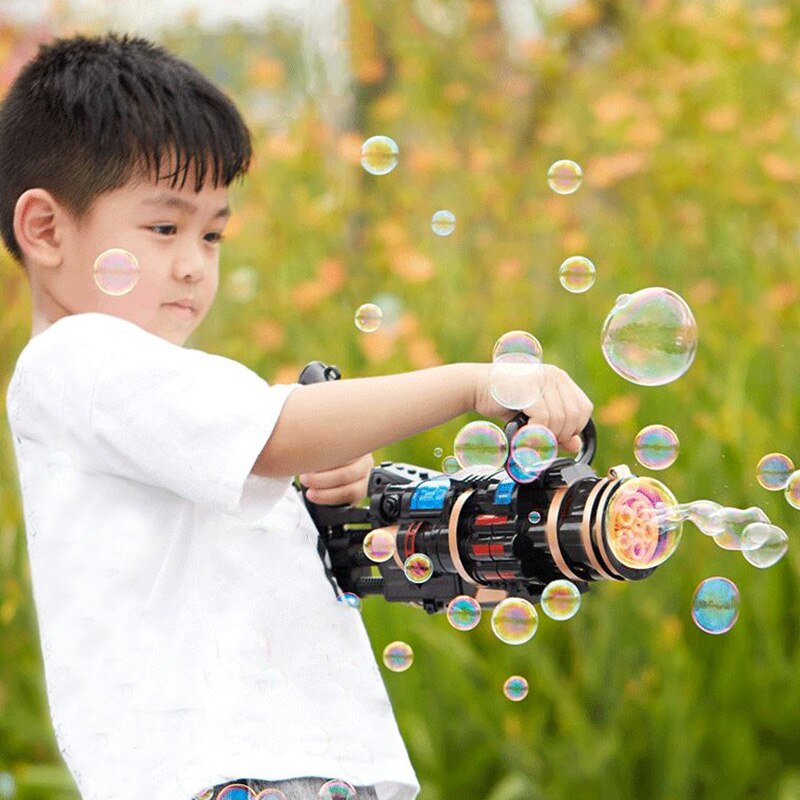 Elektrische Bubble Machine Multifunctionele Sound Lichte Muziek Automatische Bubble Blower Speelgoed M09