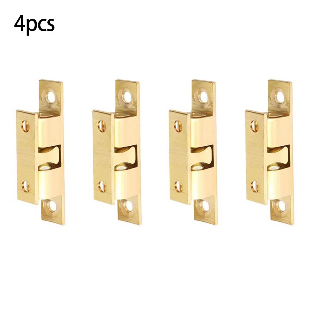 Solid Brass Double Adjustable Ball Catch 50mm Cabinet Cupboard Catch Furniture Fitting Door Lock Replacement Parts