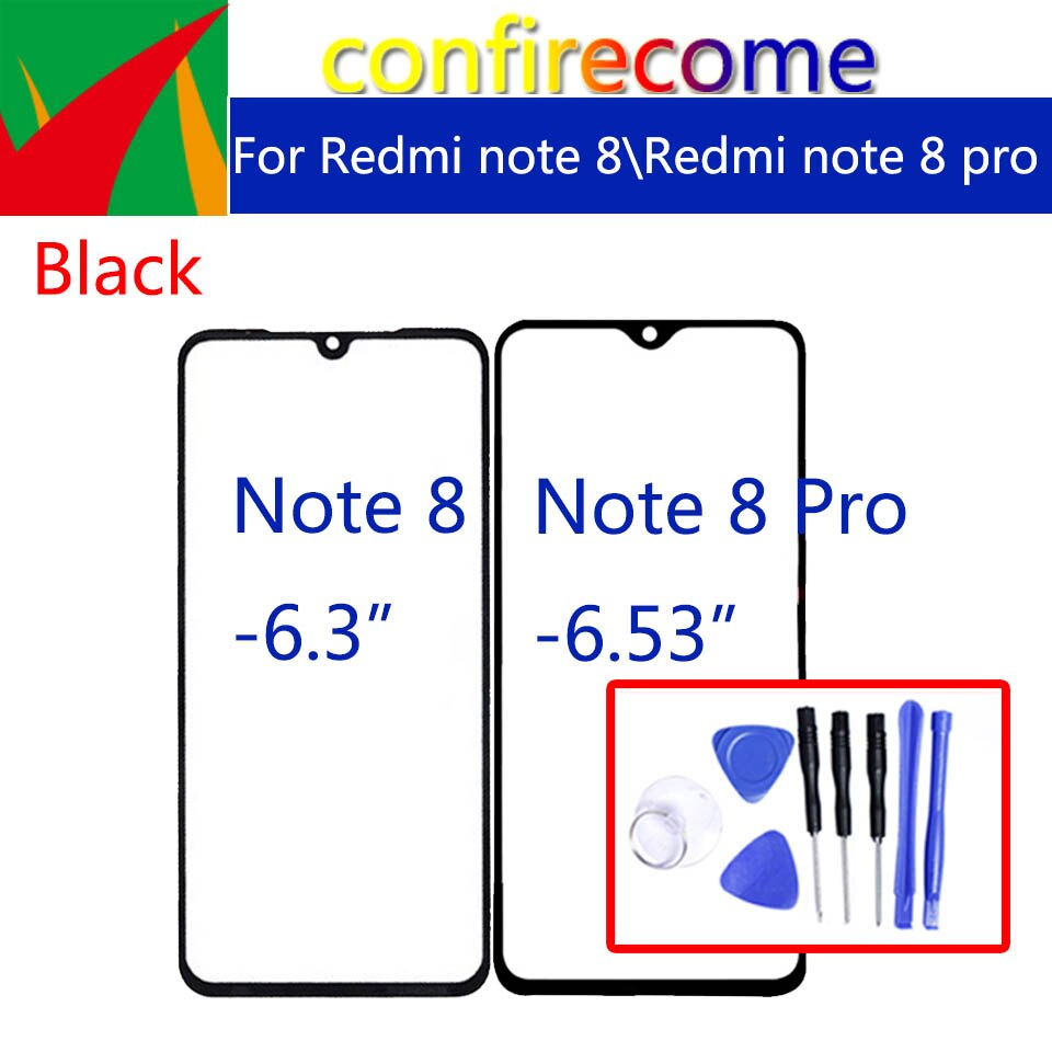 Für Xiaomi Redmi Hinweis 8 Pro Touch Screen Front Panel Glas Objektiv LCD Outer Glas Für Redmi Hinweis 8 Touchscreen