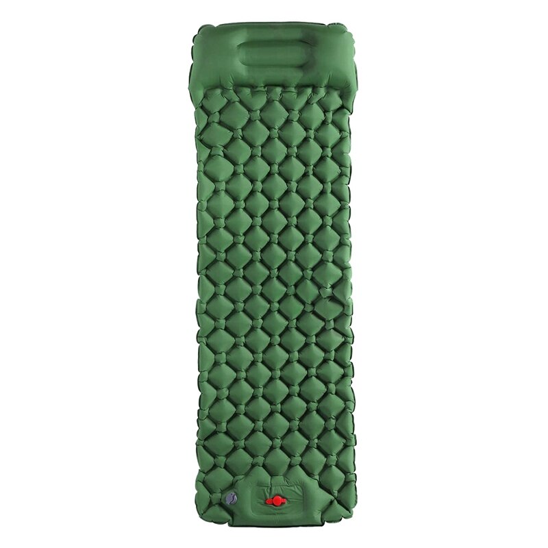 Camping slaapmat, extra dik 15 cm campingmat met kussen, ingebouwde