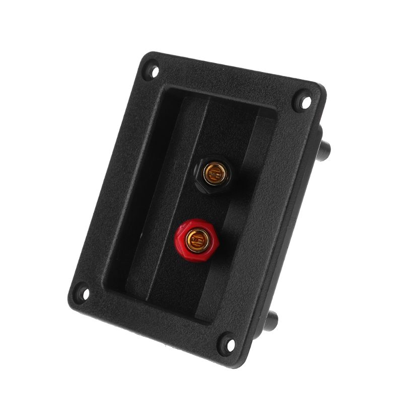 Terminal Cup Connector Parts Express Spring Double Binding Posts Gold Twist Banana Jacks Recessed Speaker Box Black