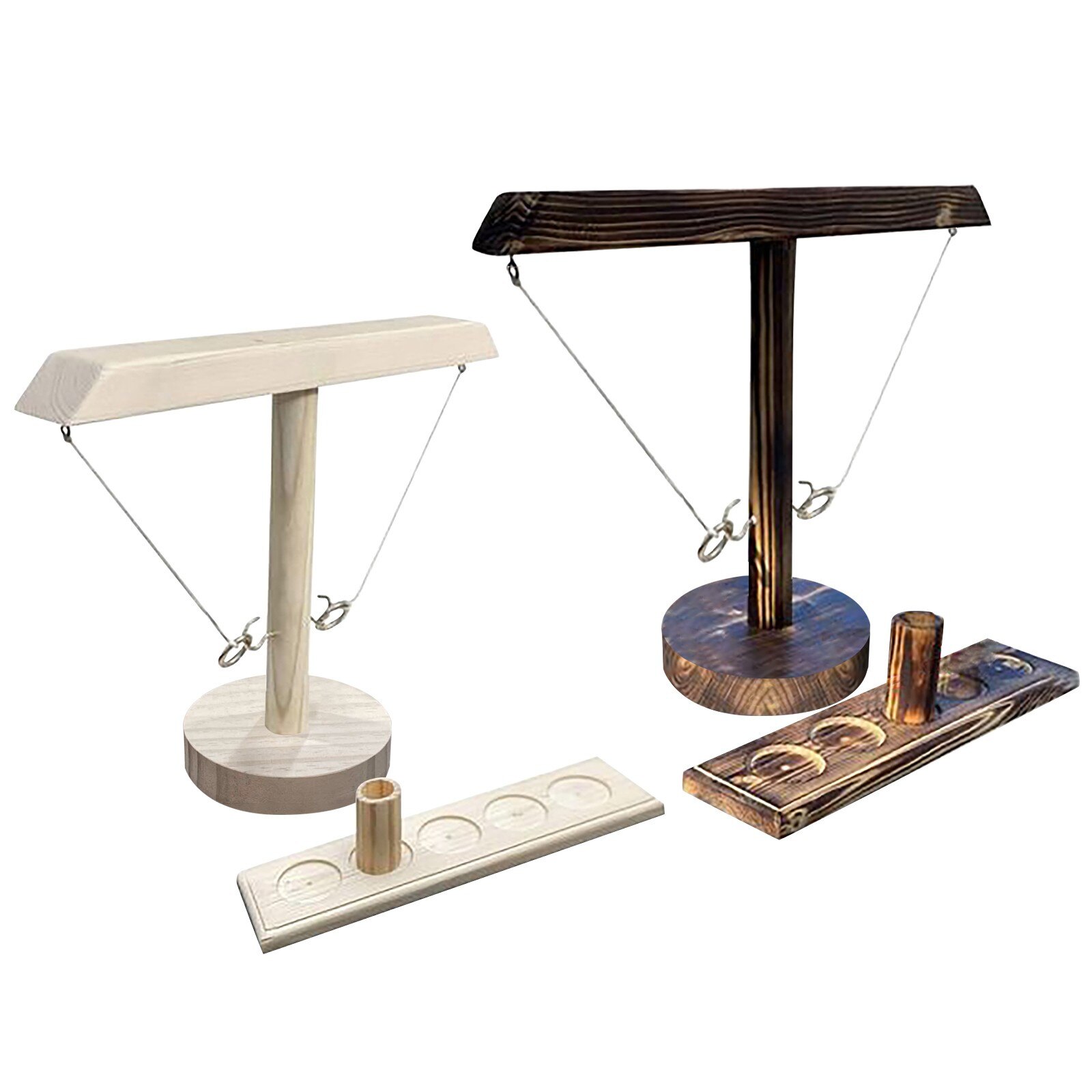 Party Toy Leisure Industrial Game Games Bar Drink Shop Handmade Wooden Ring Hooks Fast-paced Interactive Game Game Of Bands