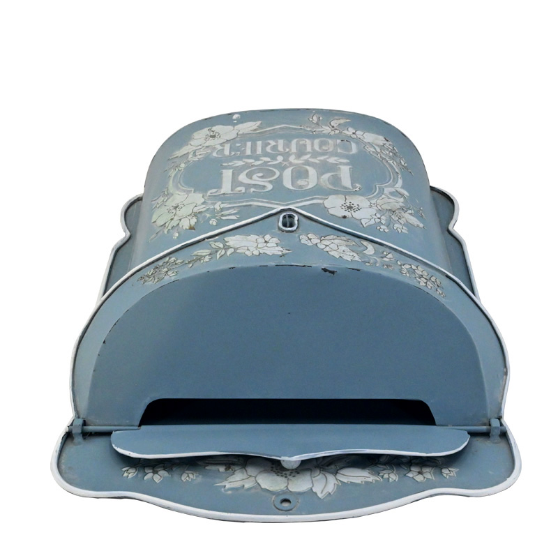 Garden Outdoor Mailbox Retro Style Letter Box Metal Wall Mounted Post Farmhouse Post Decoration Crafts