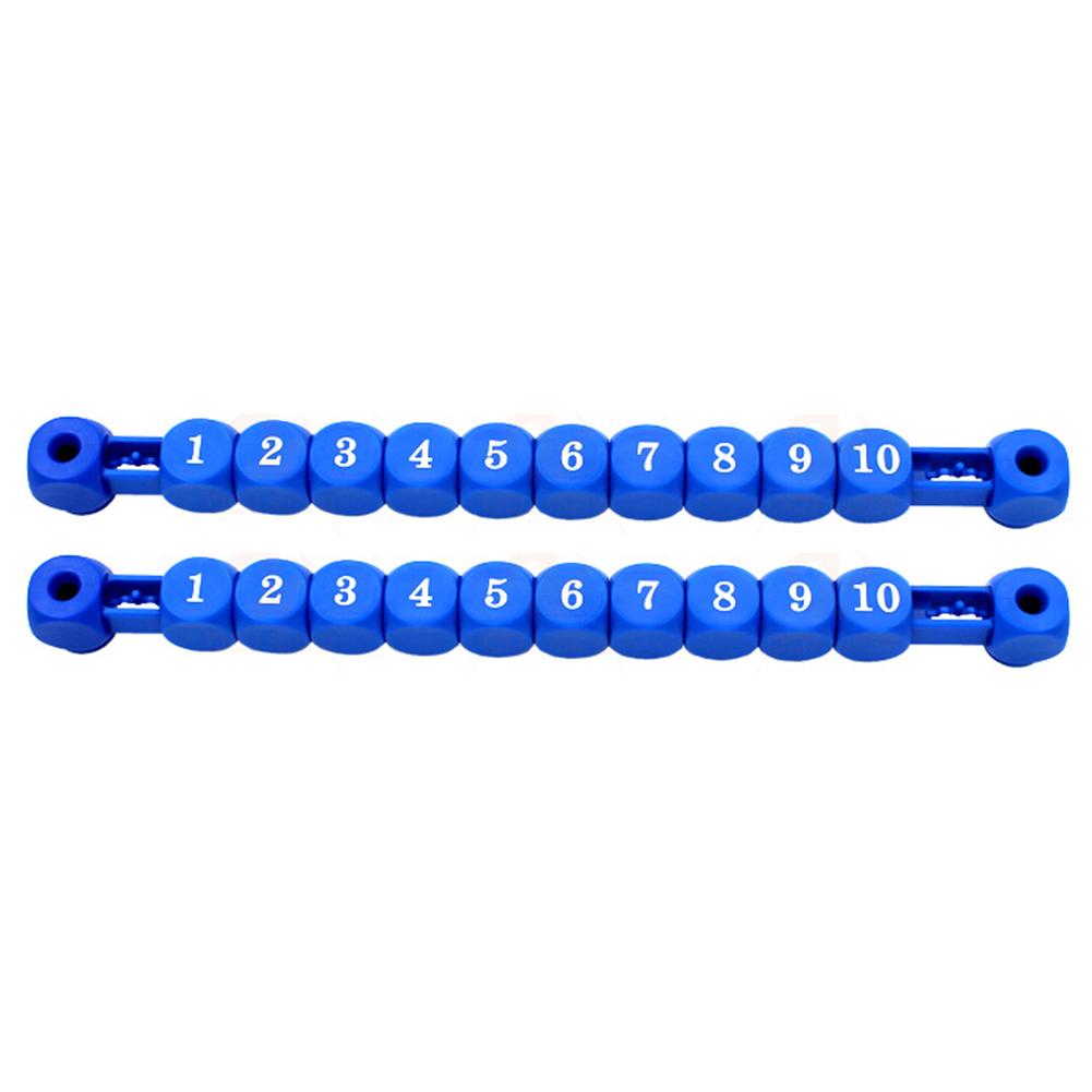 2PCS Tabelle Fußball Anzeigetafel Mini Foosball Anzeigetafel Tisch Fußball Zubehör Familie Geburtstag Party Spielen Schreibtisch Spiel Werkzeug: Blau