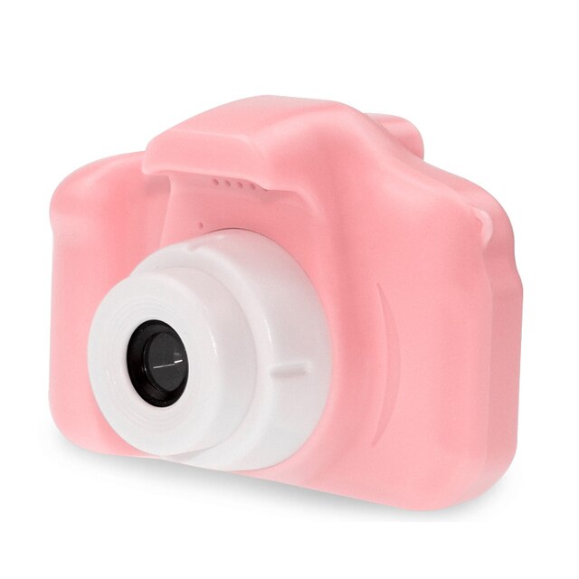 Mini appareil photo style dessin animé pour enfant, caméra numérique, jouet de 2 pouces écran HD, enregistreur et vidéo, petit caméscope joli pour petite fille: pink / only camera