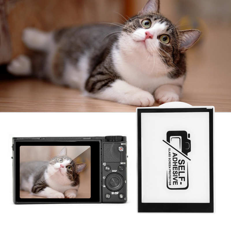 Tempered Glass Screen Protector for SONY RX100/RX10/RX1 Cameras - Clear LCD Display Film