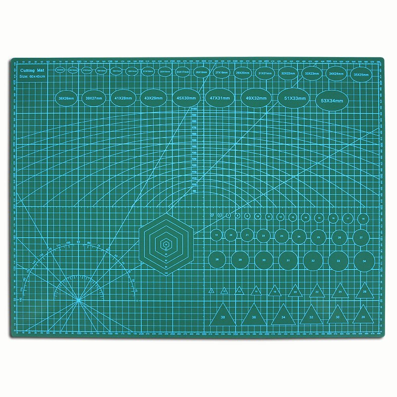 xiehaige Double-Sided PVC A2 Cutting Mat 18"x24" Multipurpose Self Healing Cutting Mats for Durable Paper Mat for Cutting