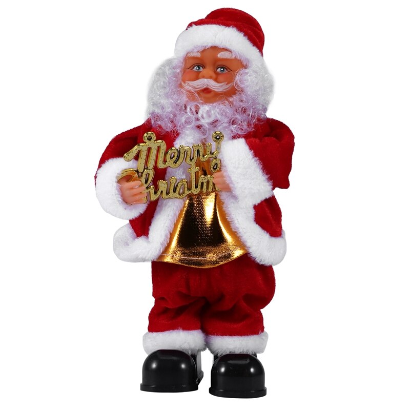 Joulu sähköinen kirje kortti joulupukki laulu tanssi nukke lelu vuosi lapsille lelu navidad joulukoristeita: Default Title