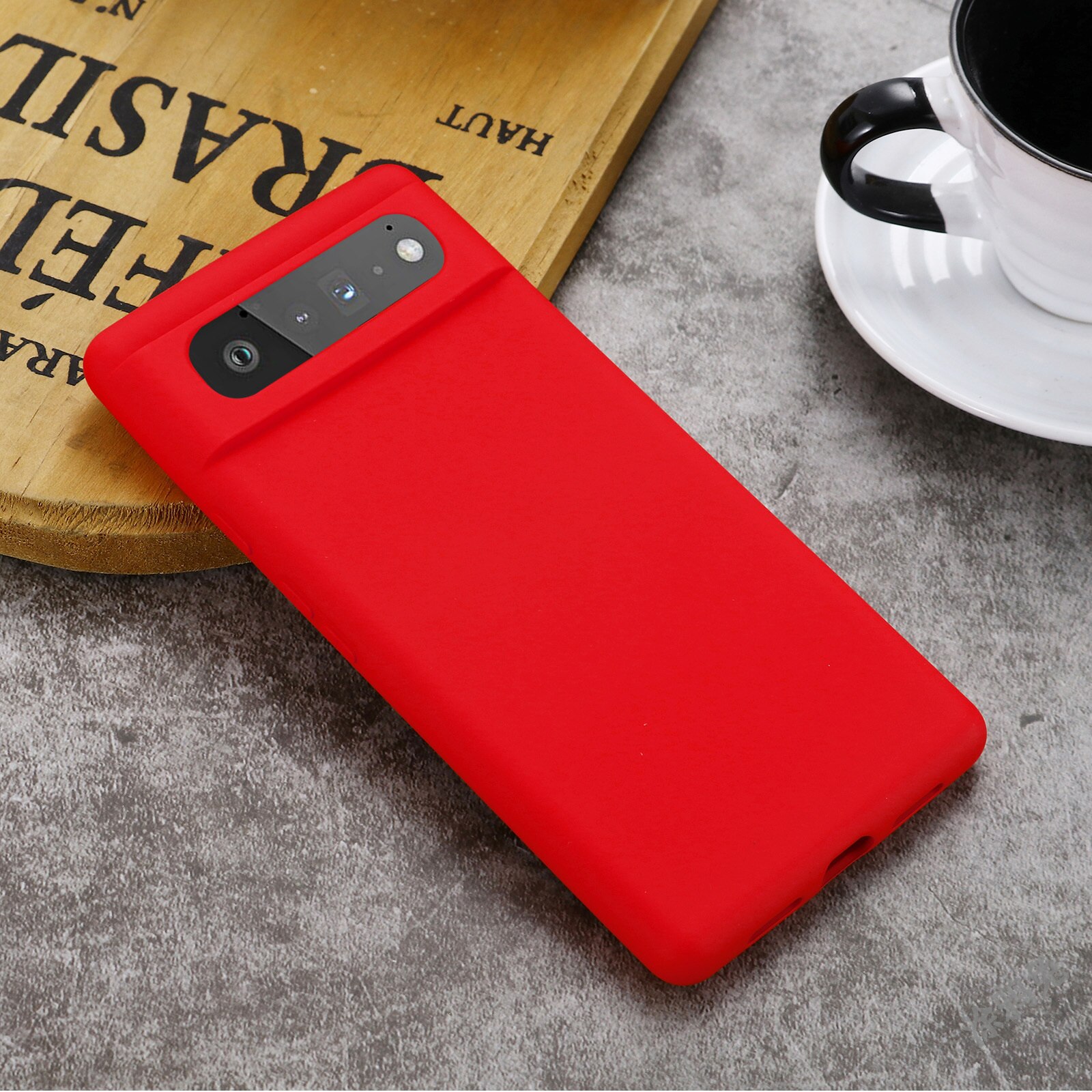 Vloeibare Siliconen Case Voor Google Pixel 6 Pro Soft Gel Rubber Beschermhoes Pixel6: Pixel 6 / Z4