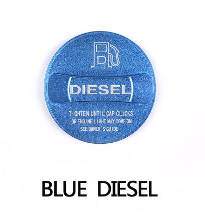 Aluminium Gas Diesel Brandstoftank Cap Cover Voor Land Rover Discovery Sport LR4 5 Voor Range Rover Sport Evoque Vogue velar Voor Jaguar: Blue Diesel