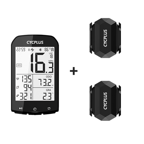 CYCPLUS Bicycle Computer Speed Cadence Sensor Cycling Bike Speedometer Bluetooth 4.0 ANT+ For Garmin Cateye Bryton Zwift: 2pcs C3 M1