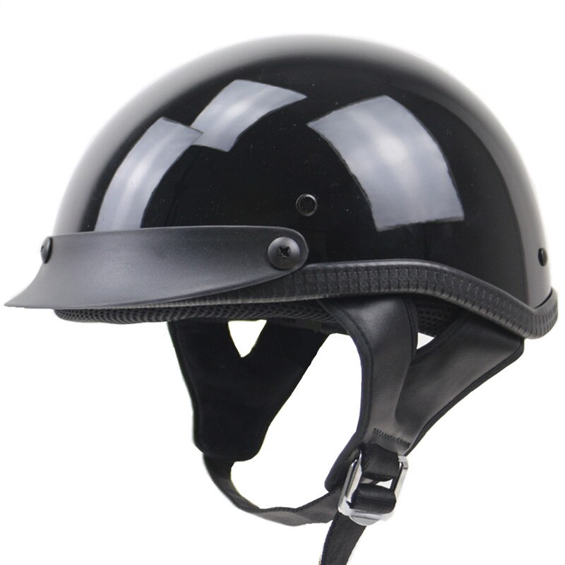 Chopper Style Bike Motorcycle Helmet DOT approved half face headgears