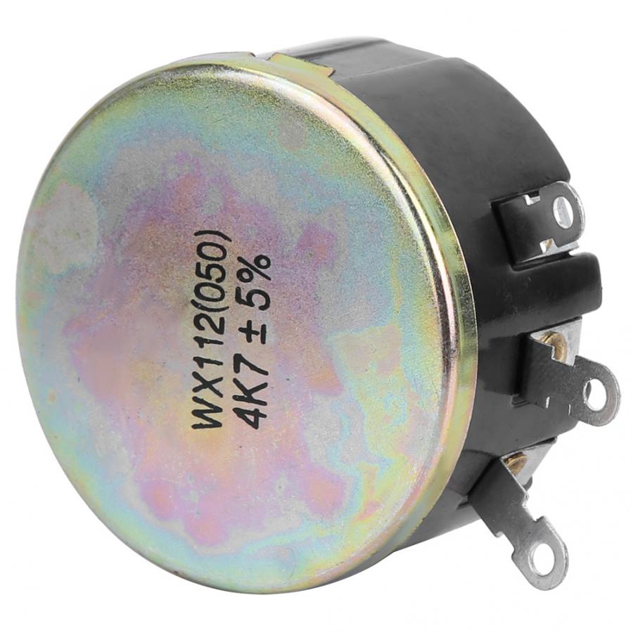 Einzel Kreis Drehen Draht Potentiometer Spirale Wx112(050) 4,7 k Energie 5w