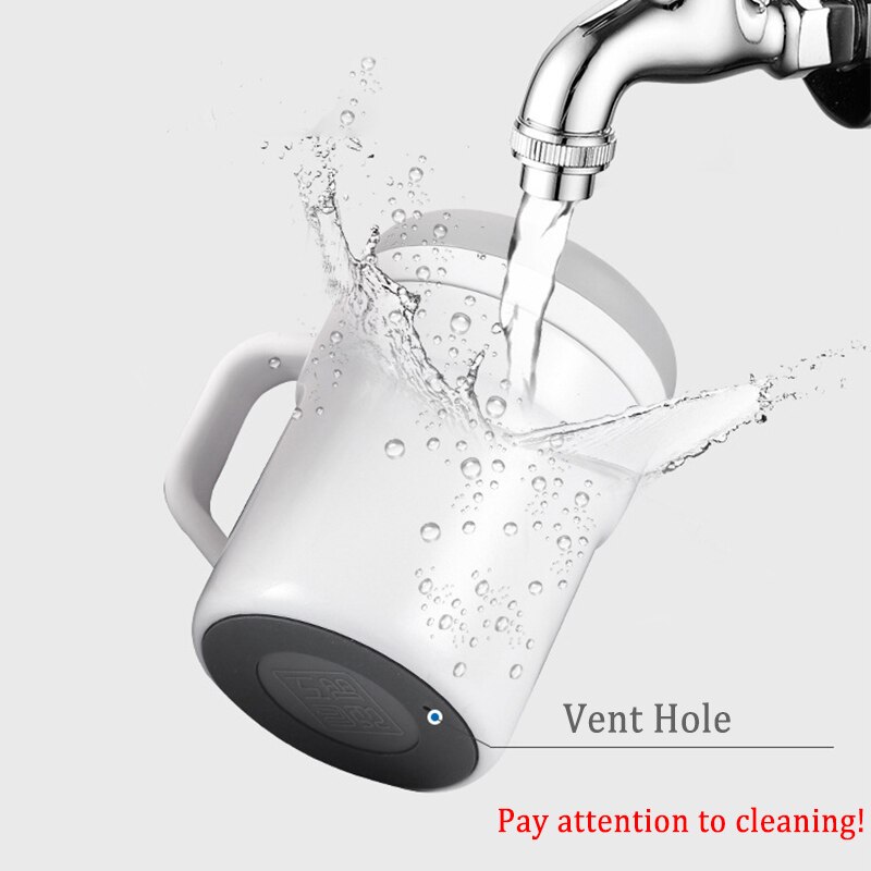 Automatic Self Stirring Mug Stainless Steel Thermal Cup Magnetic Heating Mug Coffee Milk Mixing Cup No Battery Required