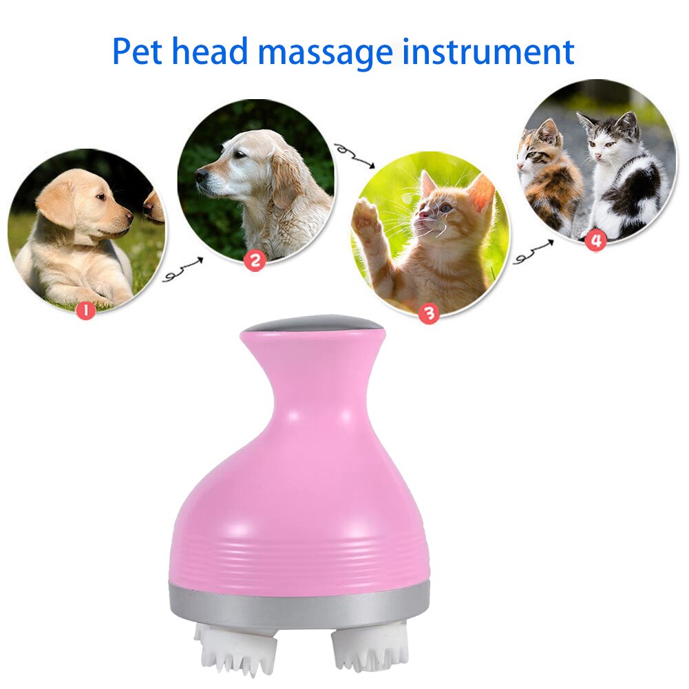 Elektrische Head Massager Multifunctionele Huisdier Kat Hond Hoofdhuid Body Massage Machine Voor Thuis Kat Hond Beauty Tools