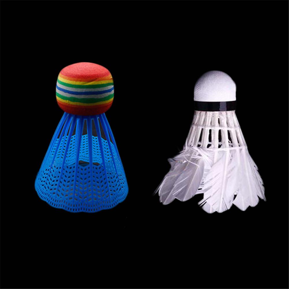 Bolas de badminton, ganso e mais velocidade para treinos, acessórios esportivos de nylon e badminton, 10 velocidades: Default Title