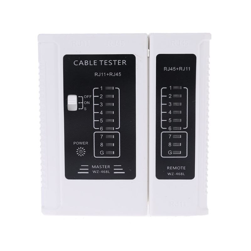 Lan Tester WZ 468 RJ45 and RJ11 Network Cable Tester Ethernet LAN Network Test Tool Wire Lead Testing Network Measurment