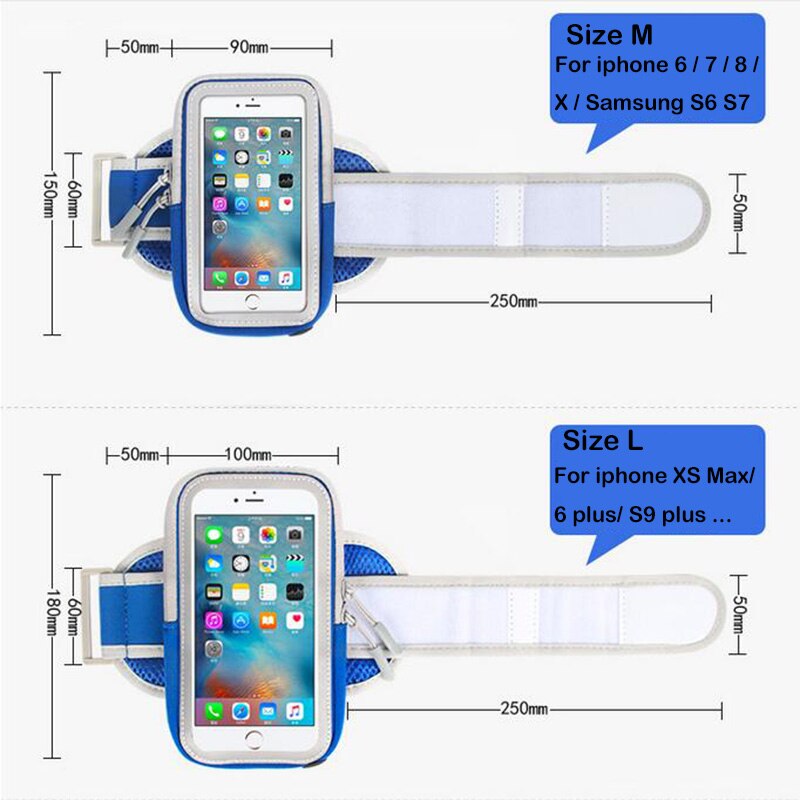 For iphone 6 Phone Protective Running Bag Outdoor Sport Arm band Belt Waterproof Wrist Bag For iphone 6s Phone Holder On hand