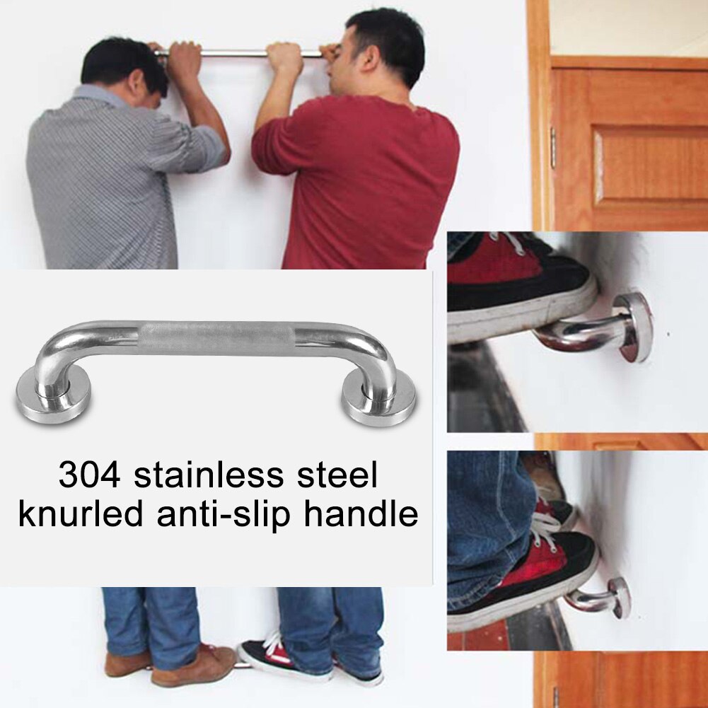 Handrails Handle Support Rail Bathroom Grip Towel Rack Straight Grab Bar Bathtub Wall Stainless Steel Anti-slip Safety Shower