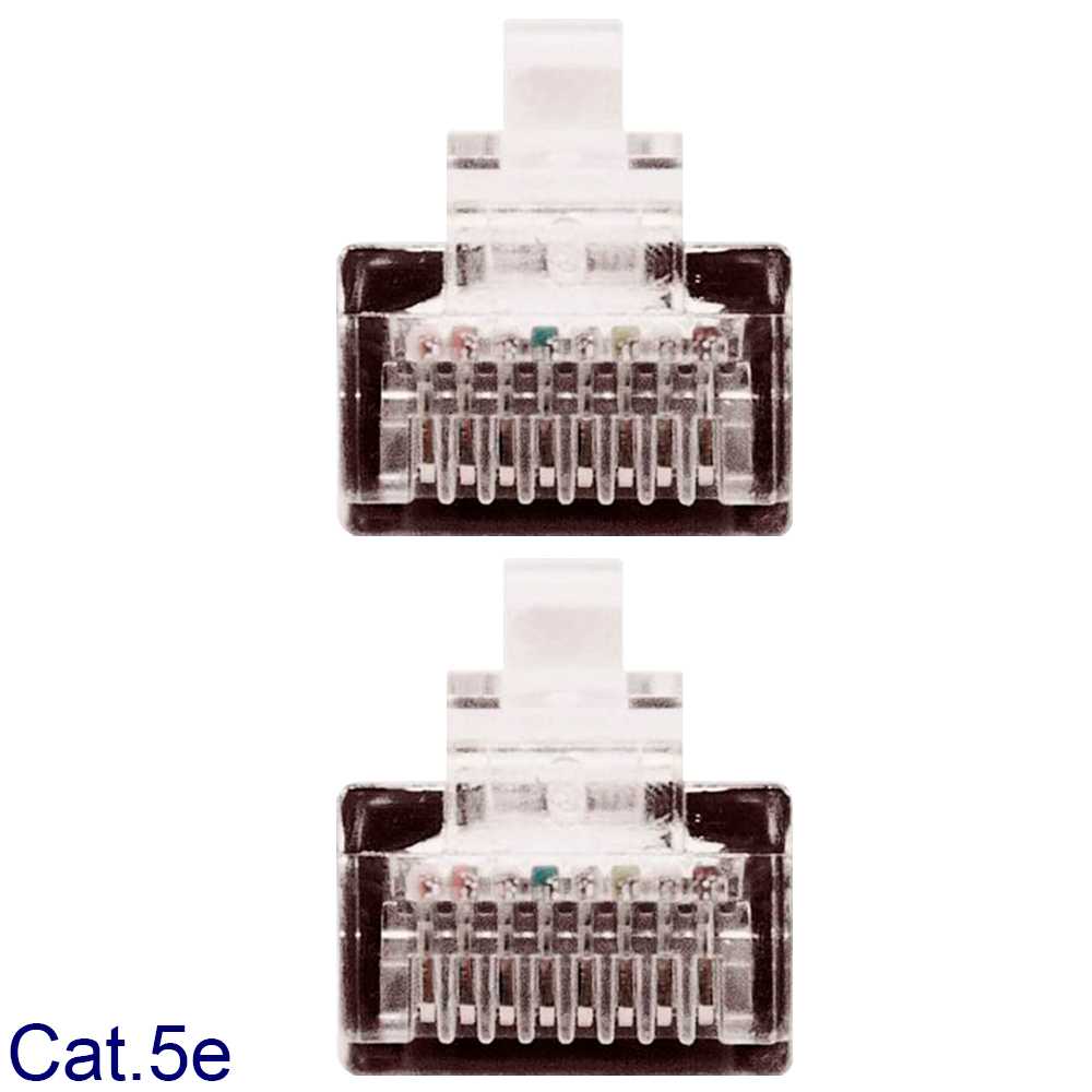 NANOCABLE RJ45 Ethernet Patch LAN Local Area Network Cable for PC Laptop Switch Router Black 10.20.0103-BK 3m Cat.5e