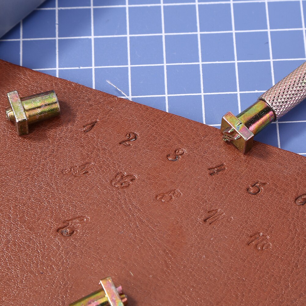 26 Alphabet Numbers Zinc Alloy Stamping DIY Leather Punch Tool English Letters Symbols Metal Printing Set Engraving Craft