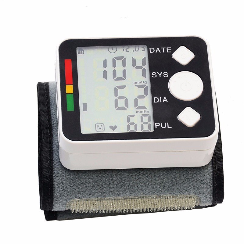 Draagbare Bloeddrukmeter Digitale Monitor Pols Automatische Bloeddrukmeter voor Thuiszorg Meting