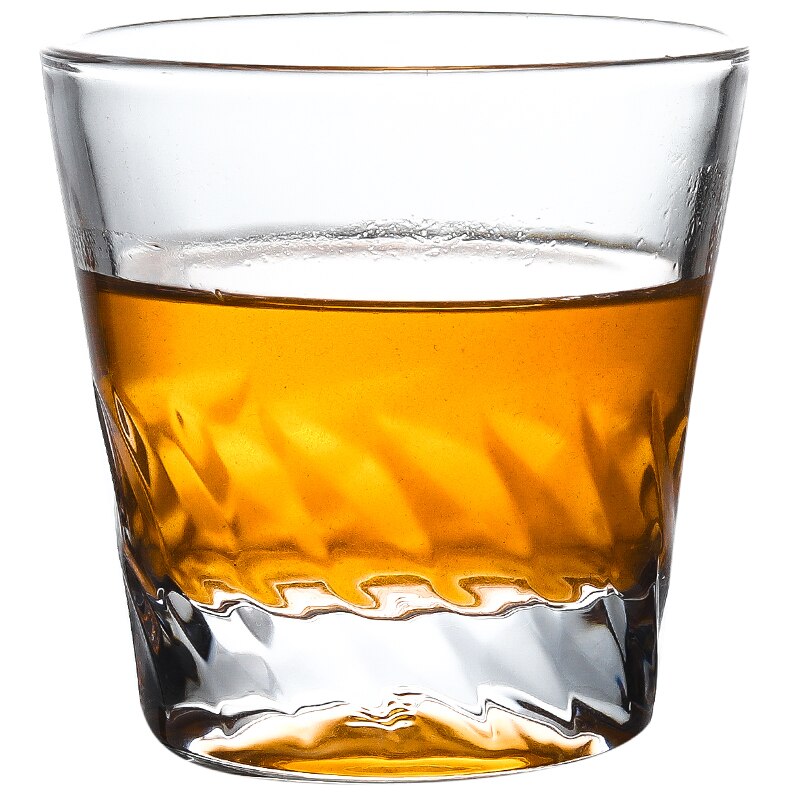 230ml Angel Wing Wine Glass Lead-free glass with Thread for Whiskey,brandy,beer wine glass