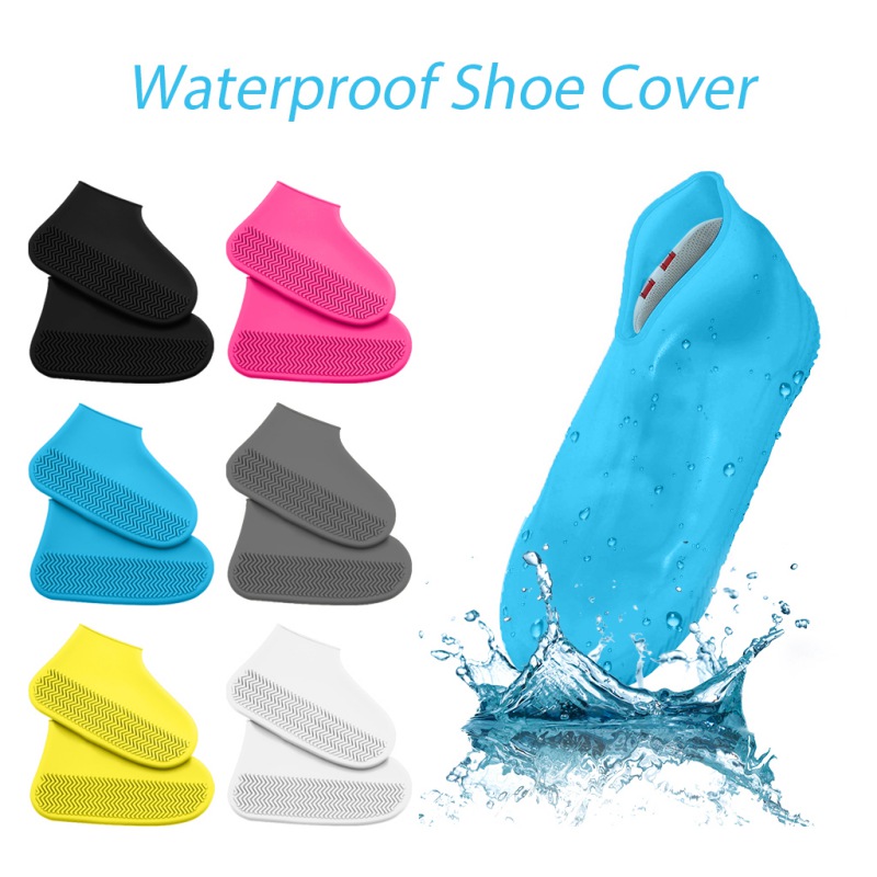 1 paar Wiederverwendbare Wasserdicht Nicht-Unterhose Silikon Regen Schuh Abdeckungen Elastizität Galoschen Stiefel Überschuhe Für draussen Camping Reisen