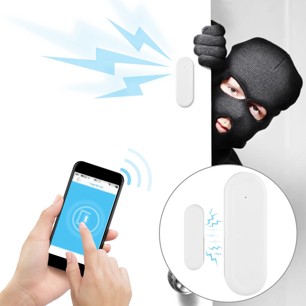 Wireless Door Window Smart Sensor BT PIR Detector Remote Control Magnetic Motion Dual Induction Sensor Home Security​​