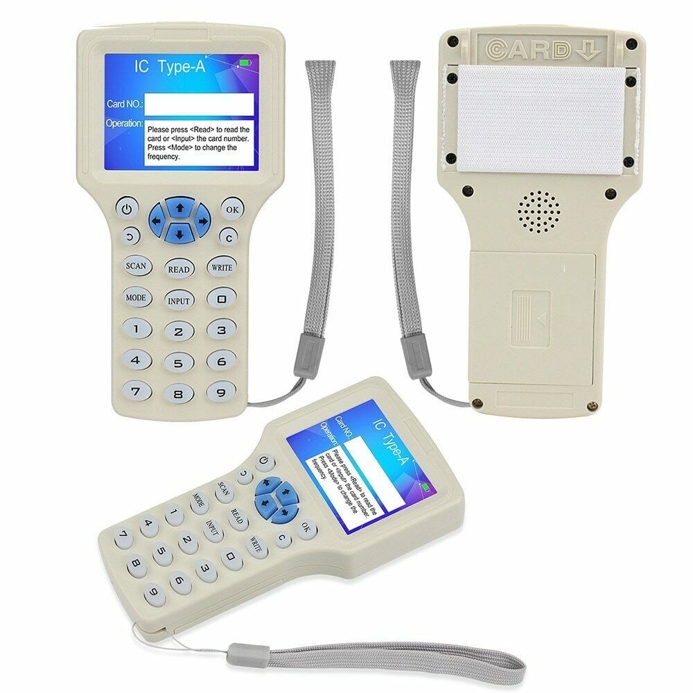 10 engelska frekvens rfid kopiator duplicator 125 khz nyckelfob nfc läsare författare 13.56 mhz krypterad programmerare usb uid kopia kort tagg