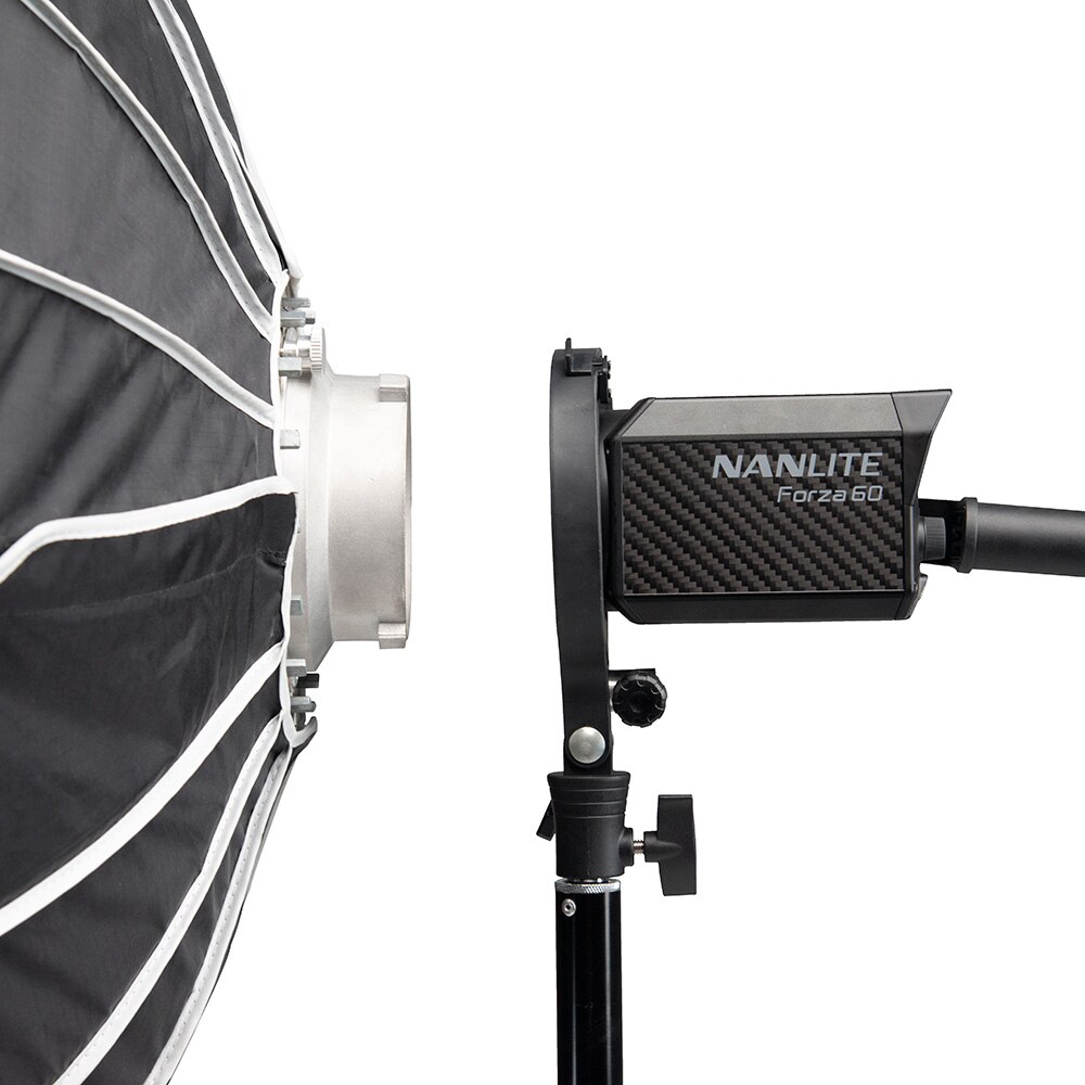Adaptateur Bowens pour nananguang Nanlite Forza, lumière LED 60w, accessoires de support Bowens