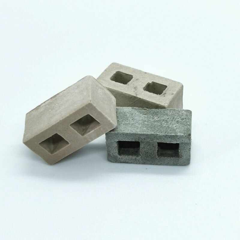 Miniature Building Stone Molds Handmade Mini Cement mold DIY Mini brick silicone mold Build a house Plaster Mold