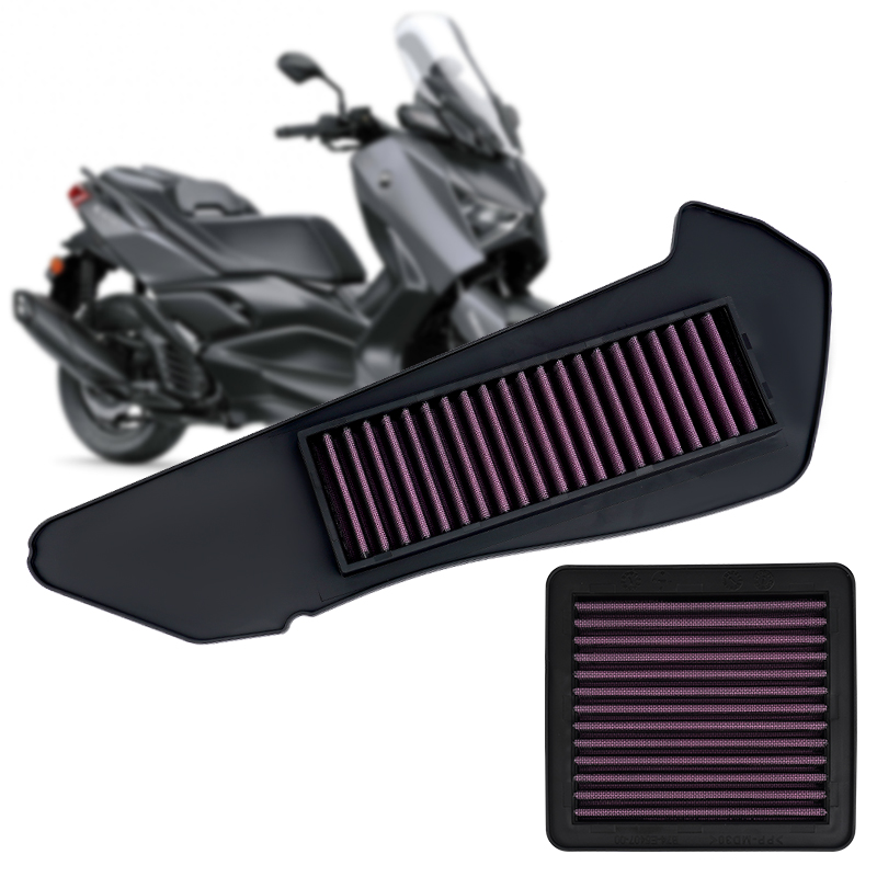 Filtro de aire de modificación y mantenimiento de motocicletas.