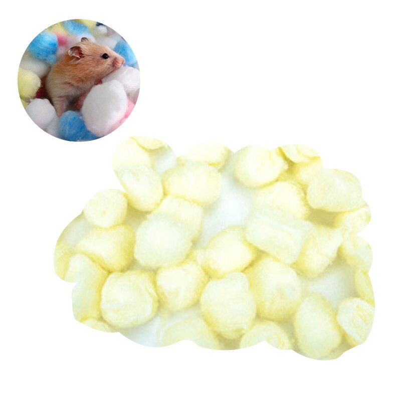 100Pcs Hamster Katoen Ballen Winter Warm Hamster Nestelen Materiaal Kleurrijke Leuke Mini Ballen Kleine Producten Huisdier Kooi Accessoires: 05