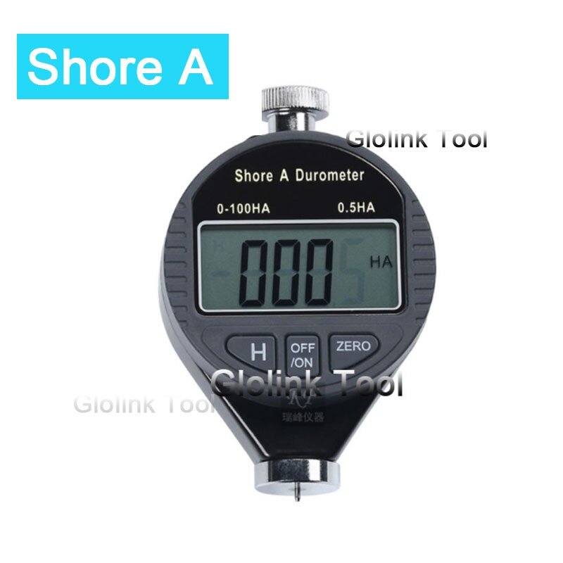 Digital gauge Shore hardness Durometer Digital Hardness Tester Hardness Meter Shore A for Plastic, leather, rubber, multi-resin: white