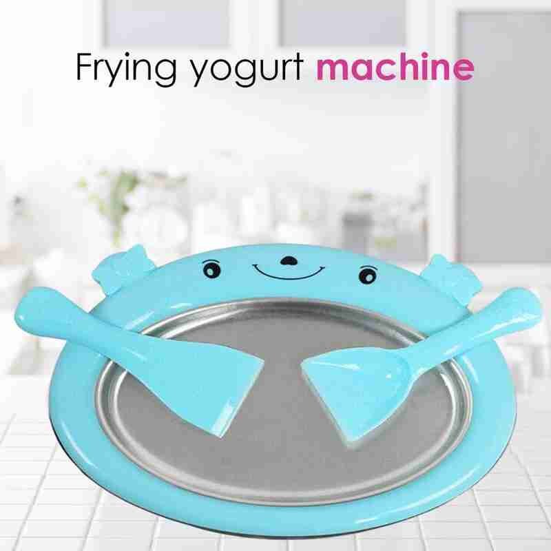 Instant Ice Cream Maker Yogurt Sorbet Gelato Ice Roll Pan Kitchen Cream Machine For Kids Ice DIY Maker Gadgets Home K4J6 K2N3