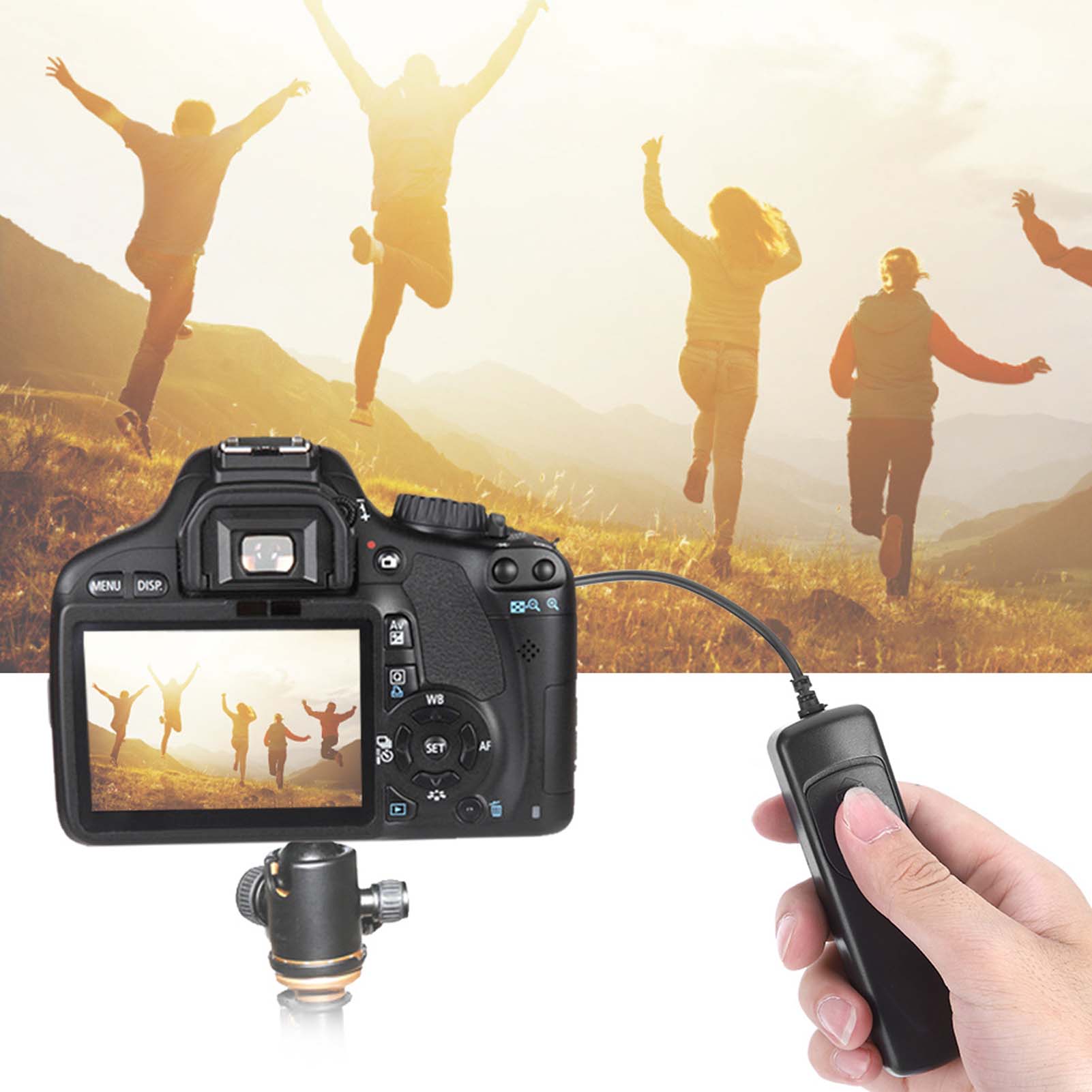 RS‑60E3 Shutter Release Remote Control Cable for Canon 500d 450d 700D 650D 550D 60D 600d