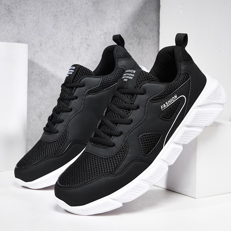 Herre sneakers åndbare herre løbesko stof let skridsikker behagelig udendørs gåsko fodtøj efterår