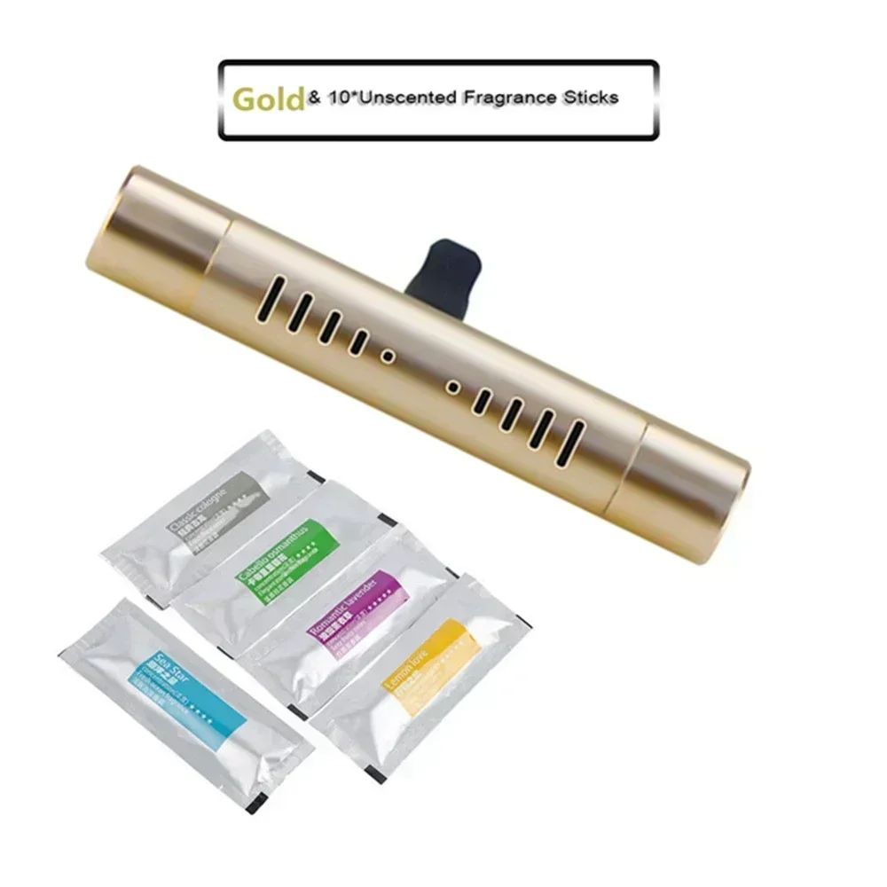 Auto Air Vent Aroma Geruch Aroma Autozubehör: Silber