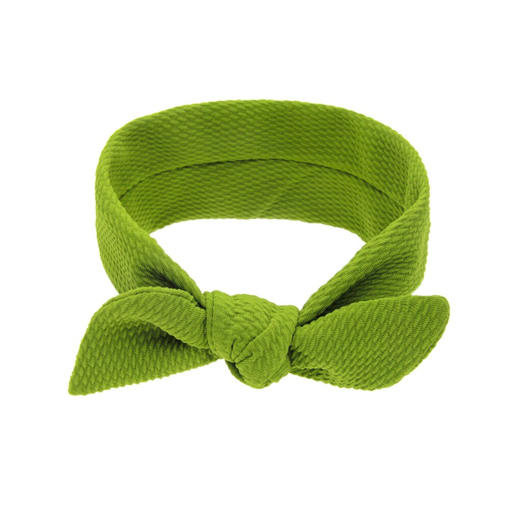 Mode Pasgeboren Peuter Kids Baby Meisjes Hoofdband Strik Solid Gedrukt Hoofdband Hoofddeksels Haaraccessoires Baby Casual Hoofdband