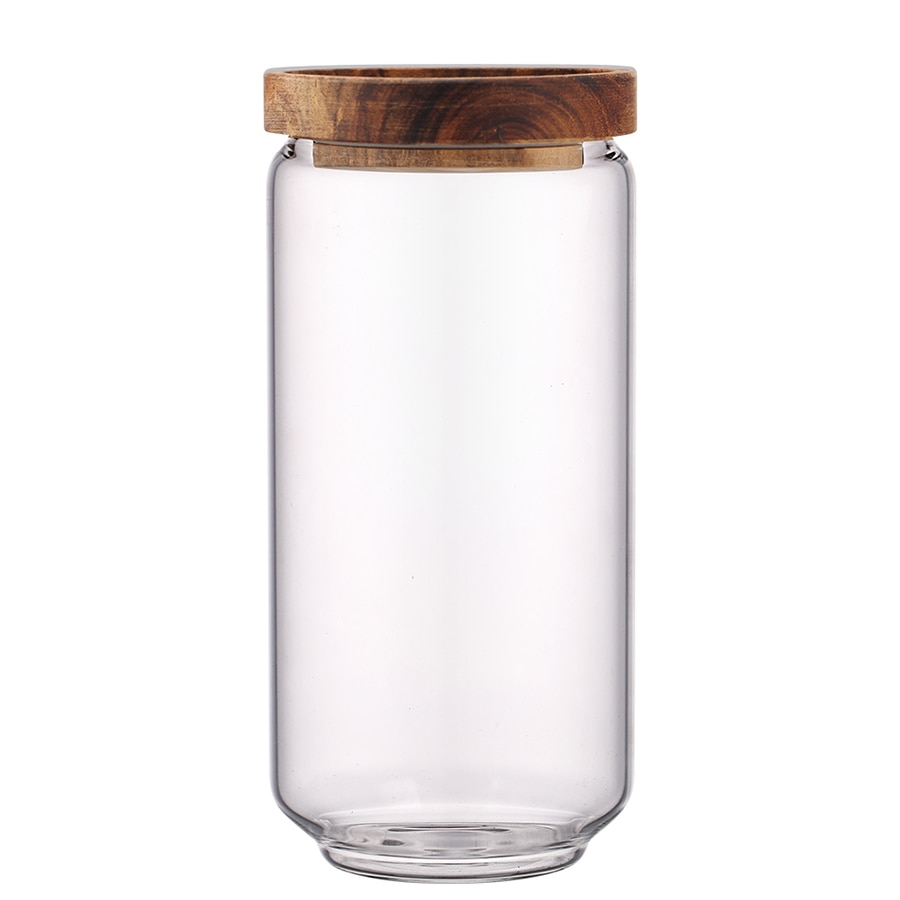 Xykit glas mad opbevaring flaske gummi dæksel forseglet korn nødder tank kan køkken sortering mad opbevaring boks container