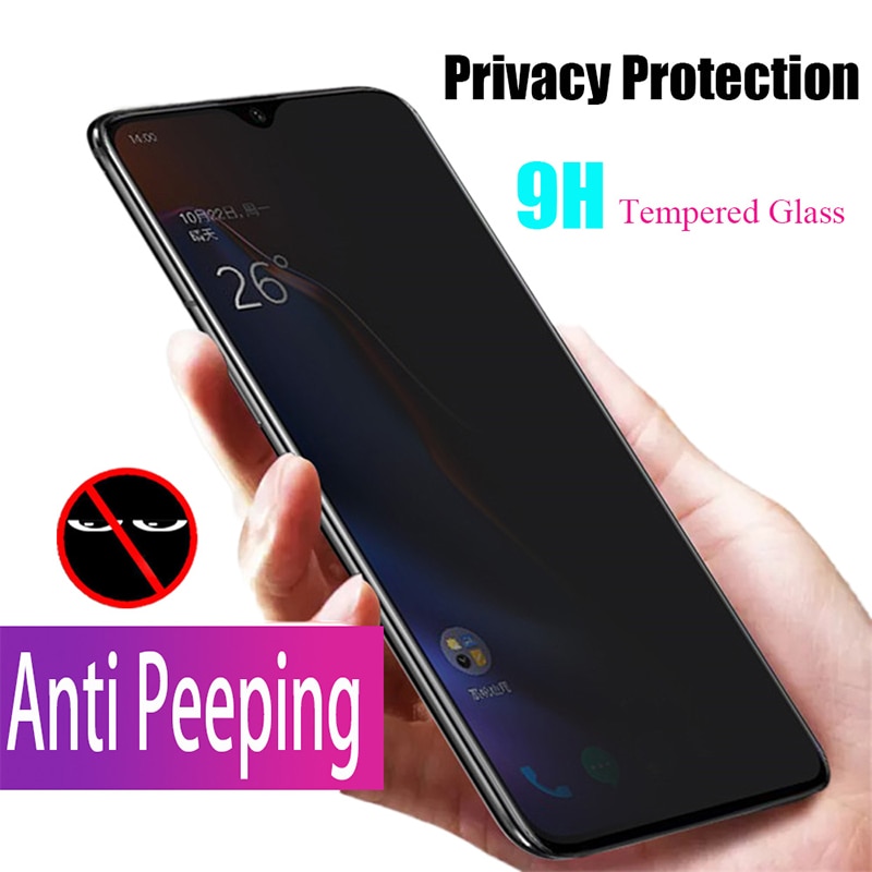 Screen Protector Voor Galaxy A6 A8 Plus A7 A9 Anti-Spy Gehard Glas Voor Samsung A5 A7 Magic Privacy