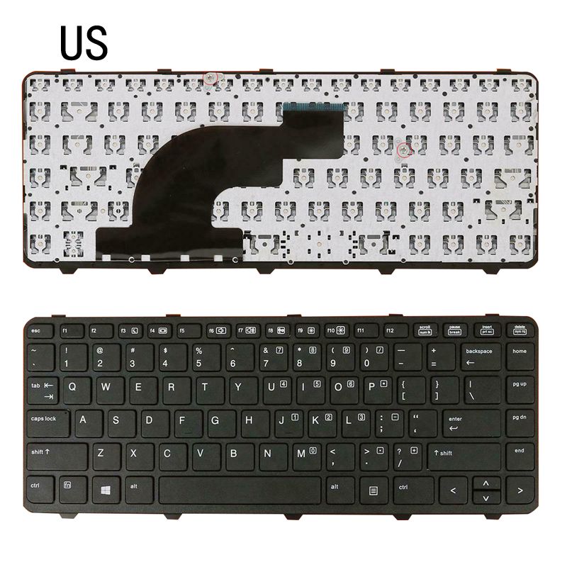 Nowa klawiatura laptopa nas rama dla HP 640 G1 645 G1s 738688-211: Default Title