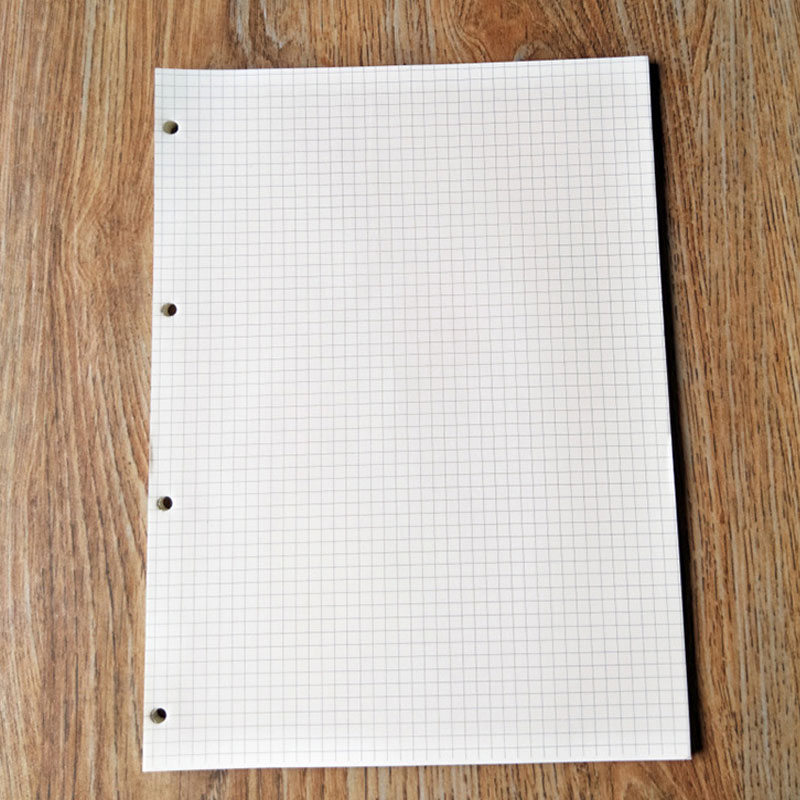 A5 A6 A7 Loose Leaf Notebook Paper Inner Page Diary Weekly Monthly Planner Holes Paper Refill Line Grid Blank Paper Refills