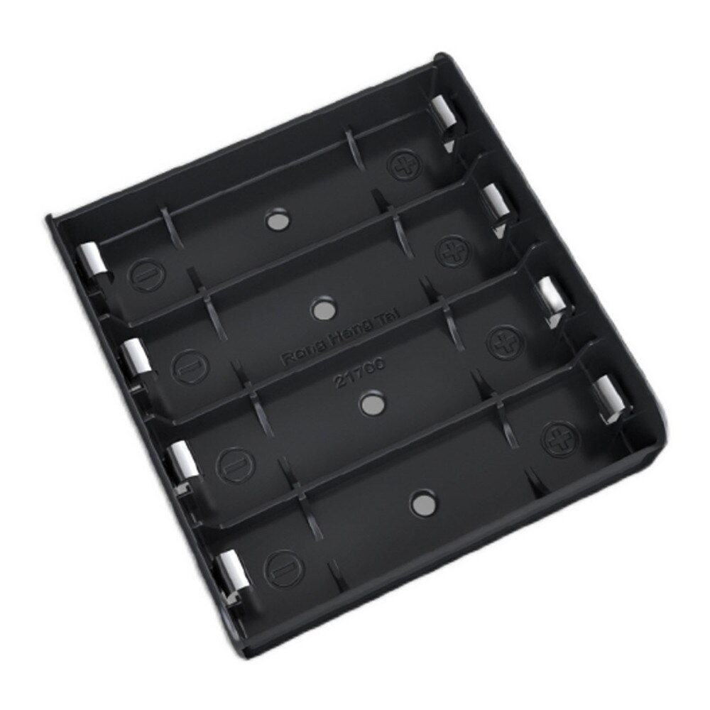 Durable 4-slot 21700 Battery Box Fireproof ABS Battery Pack Box for 21700 Lithium Battery Storage Holder Accessories