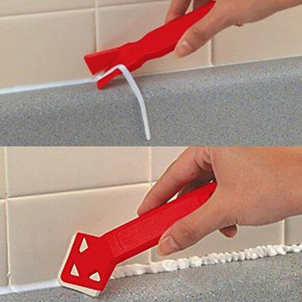 2Pcs/Set Scraper Squeegee Flooring Tools Scraper Floor Cleaner Angle Tile Glass Glue Residual Remove Shovel Tool Spatula