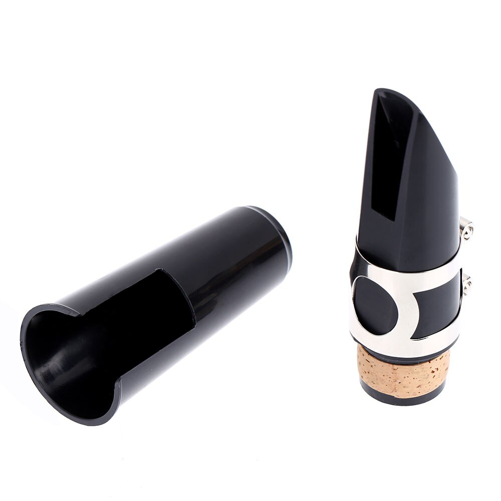 Professionele Klarinet Mondstuk Plastic met Cap Metalen Gesp Riet Klarinet Onderdelen & Accessoires