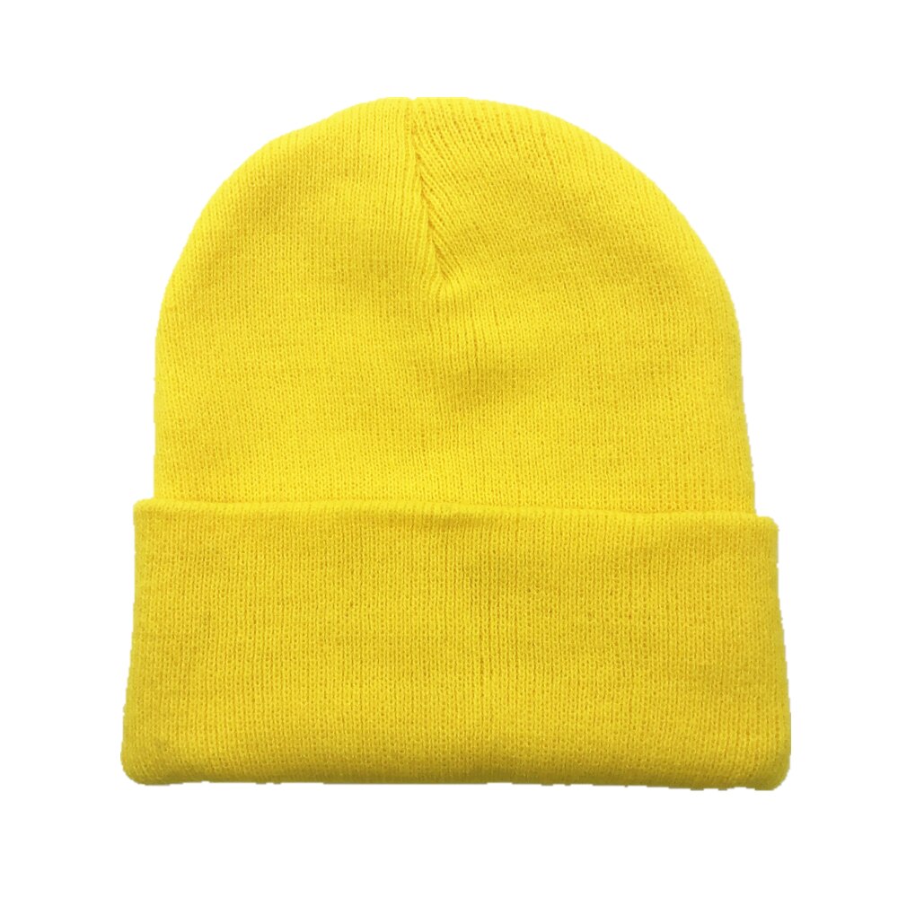 Bonnet unisexe solide | Mélange de laine, bonnet unisexe, bonnet d'automne et d'hiver, casquette tricotée chaude pour hommes et femmes, chapeaux Gorro bonnets de Ski