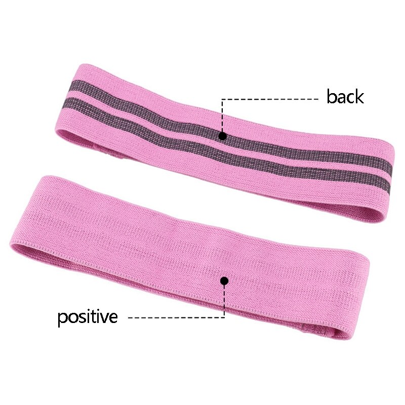 Yoga Resistance Bands Anti-Slip 3 Weerstand Niveaus Workout Bands Voor Glute En Hip Oefening, Yoga, en Pilates