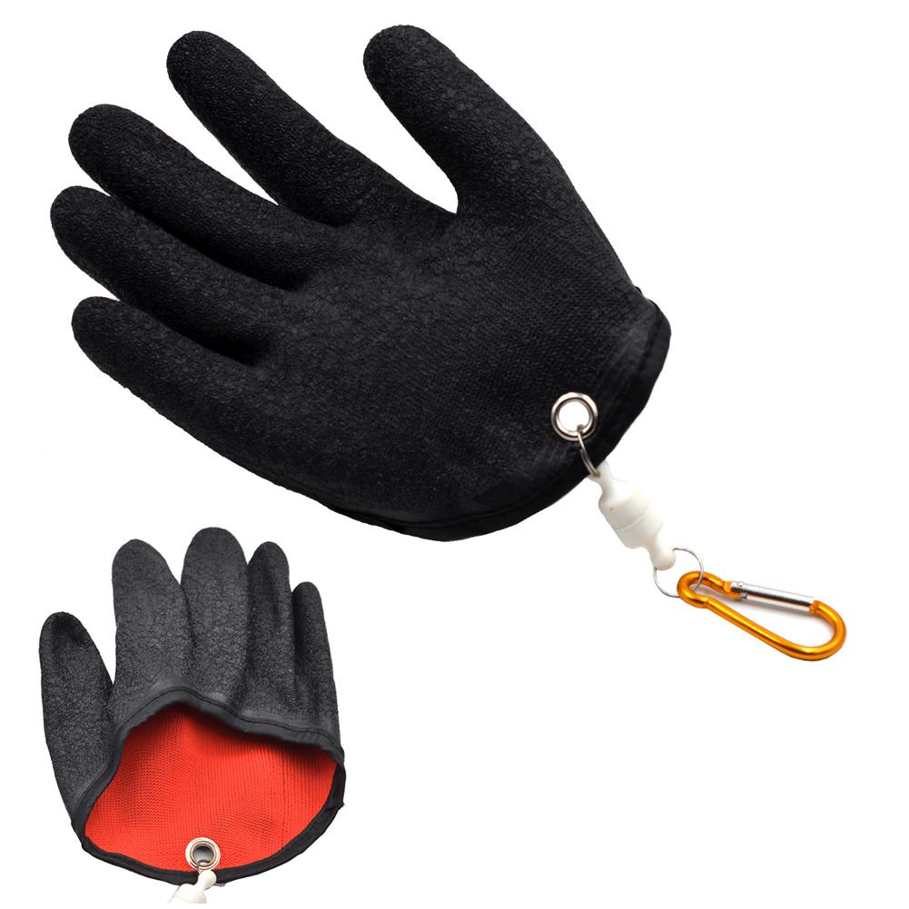 1Pcs Fishing Catching Gloves Protect Hand from Puncture Scrapes Fisherman Catch Fish and with Magnet Release
